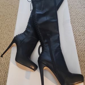 Aldo black boots 6.5